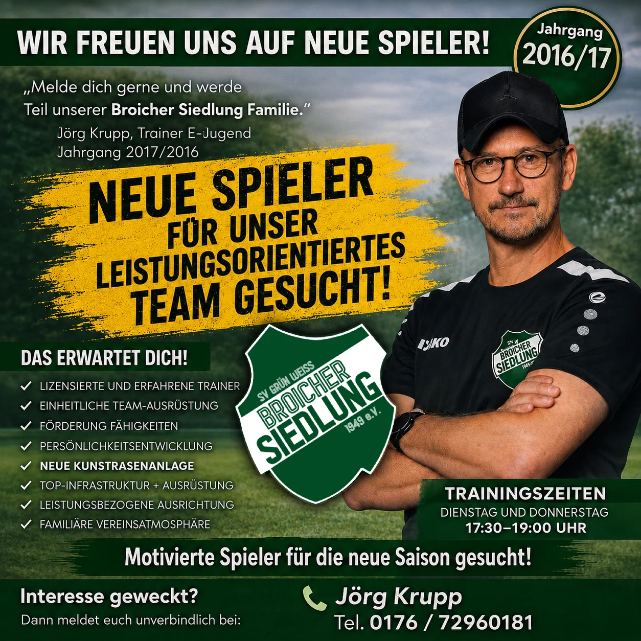 🟢⚪ WIR SUCHEN DICH! ⚪🟢